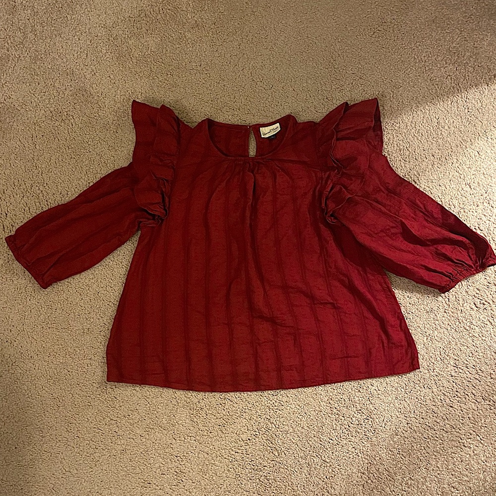Universal Threads XL embroidered 3/4 sleeve top